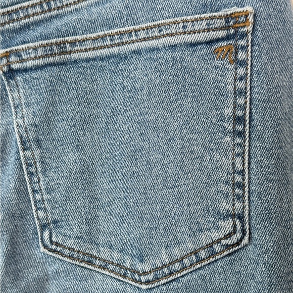 Madewell Distressed Denim Blue Jeans Women's Sz 29 Med. Wash - Picture 5 of 9